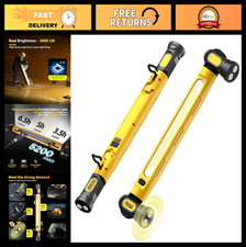 3000LM LED Magnetic Work Light Bar, Rechargeable 5200mAh Hood Light for Garage