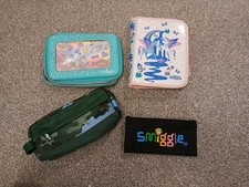 Smiggle Pencil Cases Hard And Soft Bundle Of 4 