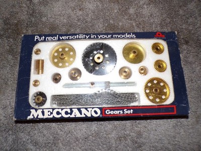 Mecanno Zahnräder Set Sealed Box Vintage