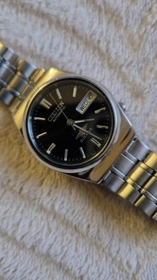 Citizen Automatic 21 Jewels Black Dial Japan Mens/Unisex Wristwatch 4-882507