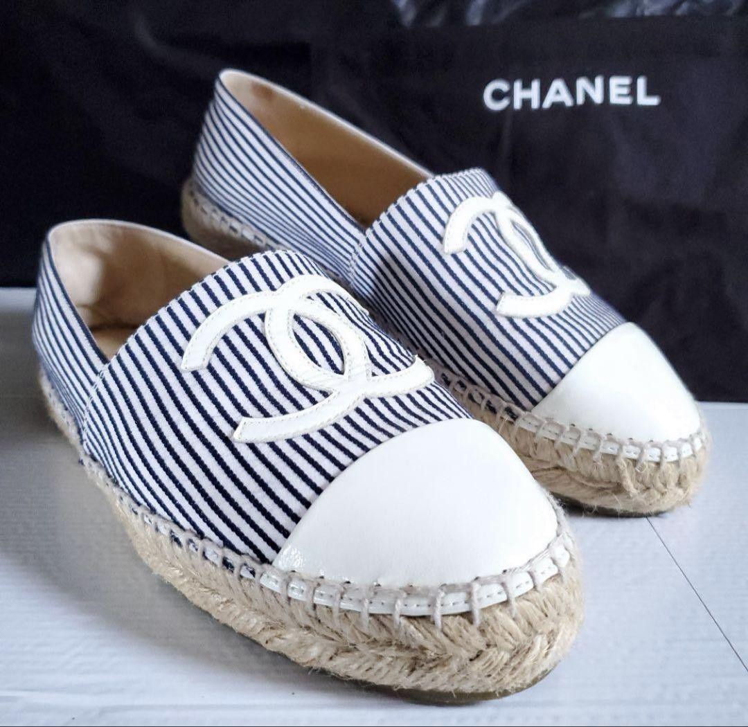 Chanel Sneaker Shoes Bicolor With Coco Mark Size 35 US About5 For Women thumbnail 22