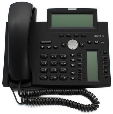 Snom D345 VoIP Tischtelefon IP Telefon SIP 12 Konten PoE Gigabit Display