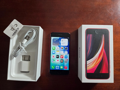 Apple iPhone SE 2nd Gen. - 128GB - RED (Factory Unlocked) A2275 - Good condition