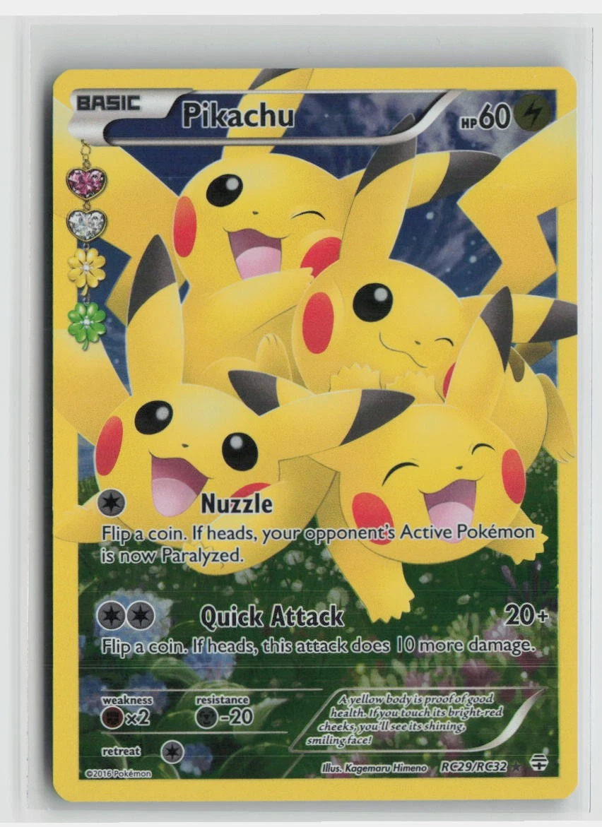 Pikachu Pokémon TCG Generations Ultra Rare Individual Collectible