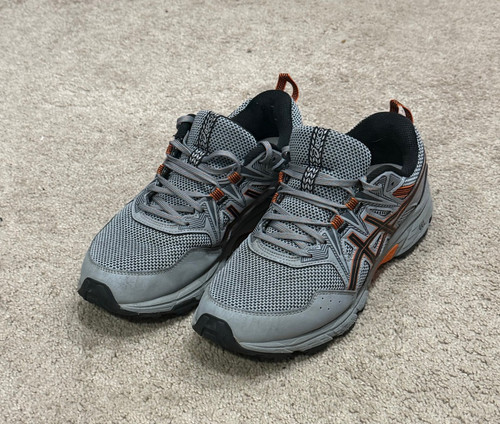 Asics Men's Gel Venture 8 Trail Running US Men Size 8.5 Gray Sneakers, 1011A824