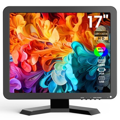 17 Inch Eyoyo CCTV Monitor 1280x1024 Dual Speakers for Home/Office Surveillance