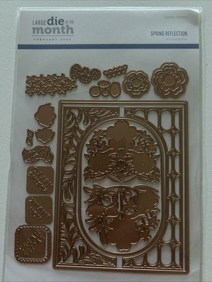 NEW Spellbinders Large Die Of The Month Feb 2023 SPRING REFLECTION