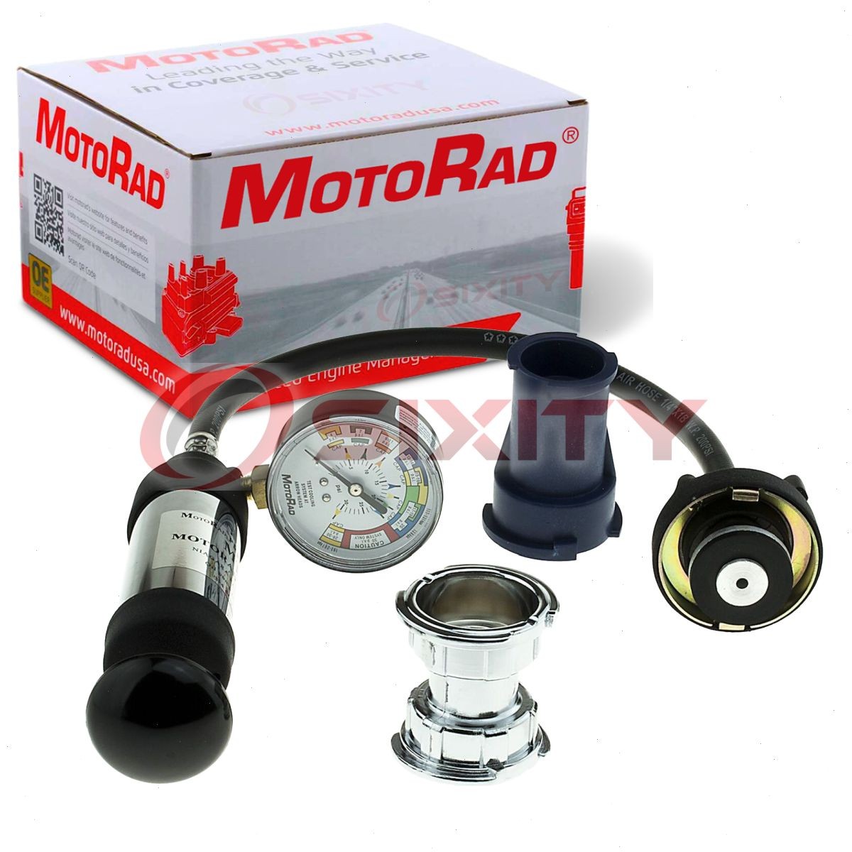 MotoRad Coolant System Pressure Tester for 1989-1991 Chrysler TC Maserati bw