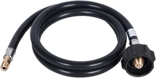 Gassaf 4 FT RV Propane Hose, Propane Pigtail Connector Hose QCC1 Connector- Acme