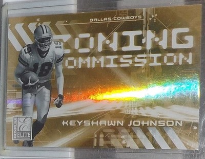2006 Elite Keyshan Johnson (Cowboys) Zoning Commission Gold #ZC-27 936/1000