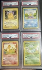 Pikachu, Squirtle, Charmander & Squirtle  - Base Set  Pokemon PSA 10 GEM MINT 💎