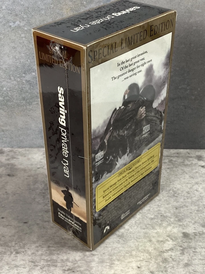 Saving Private Ryan VHS 2-Tape Set Special Limited Edition Digitally Master NEW - Image 2 of 4