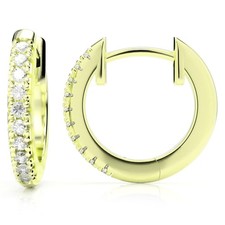 14K Gold Plated Mini Hoop Earrings Huggie