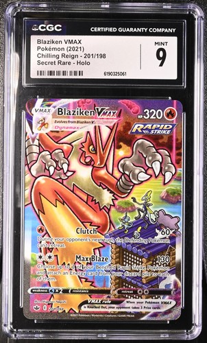 Blaziken VMAX graded CGC 9 for sale on eBay