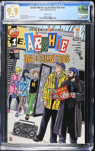 (2025) ARCHIE MEETS JAY & SILENT BOB #1 MIKE ALLRED 1:25 VARIANT COVER! CGC 9.9!