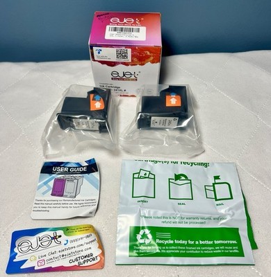 EJET Printer Cartridge 240xl Black 241xl Color Canon Pixma Expires 11/2023