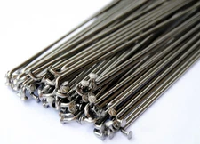 266mm stainless steel bicycle spokes - 14 gauge (2.0mm) 75 ct