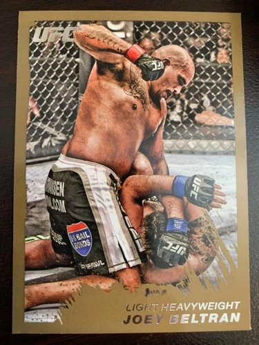 TOPPS UFC 2011 MOMENT OF TRUTH JOEY BELTRAN GOLD MMA CARD #196