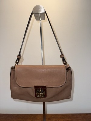 Chloé Elsie Two Way Flap Leather Shoulder /Crossbody Bag w/COA