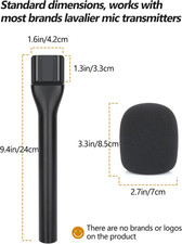 Universal Interview GO Handheld Adapter for Rode Wireless GO II Mic, Wireless M