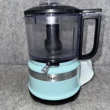 KitchenAid 3.5 Cup Mini Food Processor Baby Blue Space Saving
