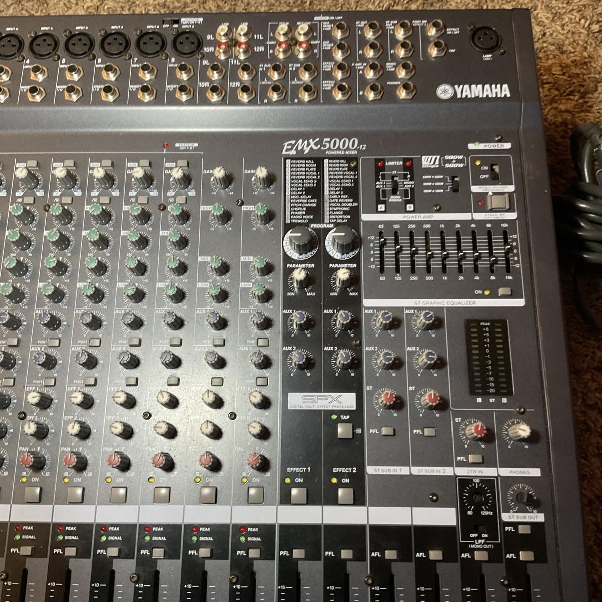 Yamaha EMX 5000-12 Channel Powered Mixer Tested And Working | eBay