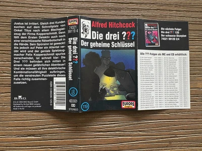 Die drei 3 Fragezeichen ??? Der geheime Schlüssel 119 nur MC Cover - Bild 1 von 2