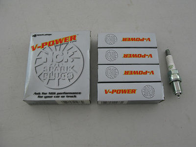 #ad NGK 1273 V POWER SPARK PLUG BCPR5E 11 FOR HONDA 1988 1989 4 PCS $7.50