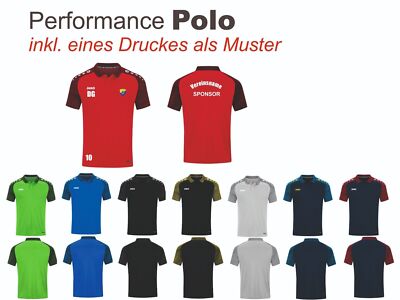 JAKO Polo Performance  inkl. eines Druckes Kinder 116-164 6322