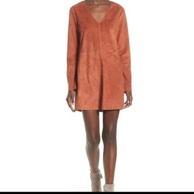 knee length dresses for ladies Suede Shift Mini Dress  Pink & Navy Boutique