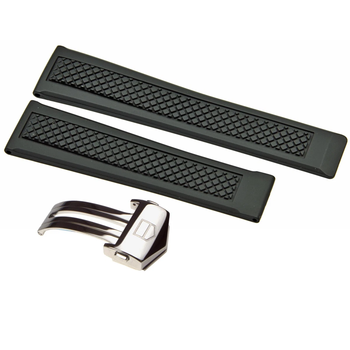 Tag heuer monaco rubber clearance strap