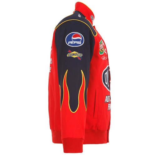 Authentic Nascar Jeff Gordon Flame Dupont Cotton Jacket JH Design Red Navy New - Picture 6 of 9