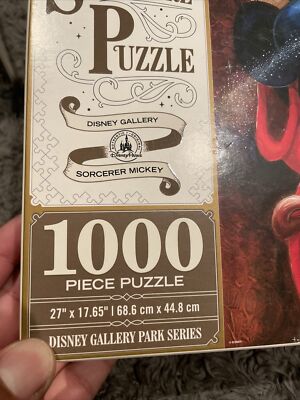 Authentic DISNEY PARKS SERIES SIGNATURE PUZZLE SORCERER MICKEY