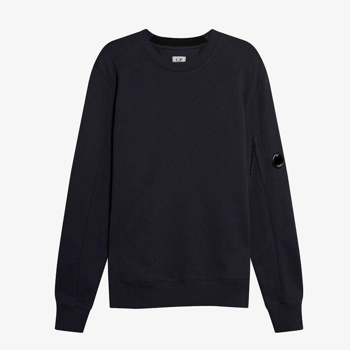 C.P. Company Lens Sweatshirt in Diagonal Raised Fleece