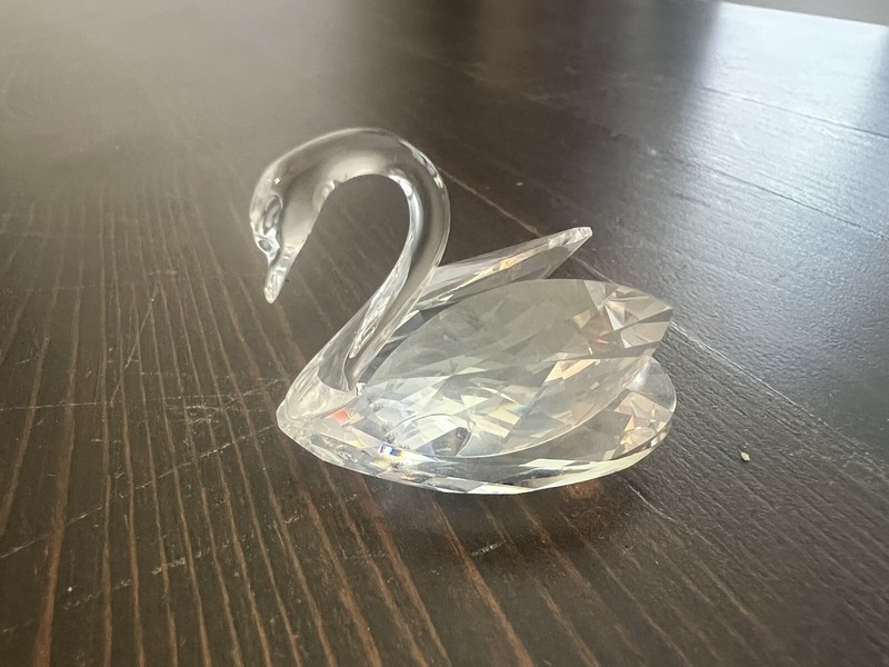 Vintage Swarovski Silver Crystal Swan
