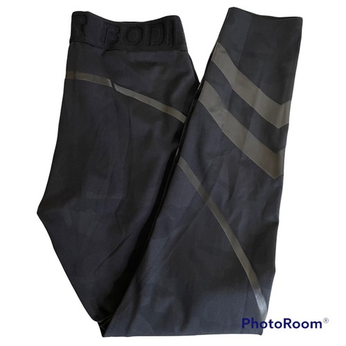 Dark Camo Leggings Elastic Waist Band 