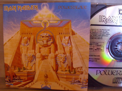 Iron Maiden- Powerslave- EMI 1984- Made in West Germany- No Barcode