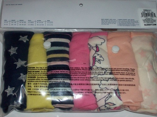 Old Navy Underwear Underpants Girls 7 Unicorn 2T-3T 4T-5Toddler NIP - 第 2/3 張圖片