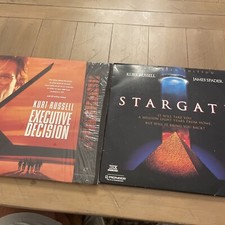 Kurt Russell Laserdisc Set - Executive Decision And Stargate