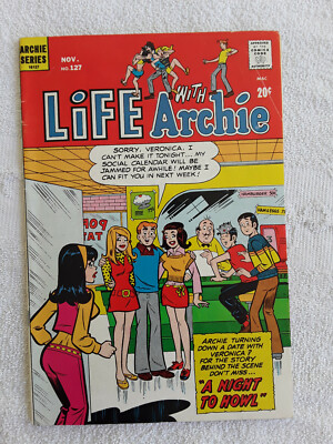  Life with Archie #127 (Nov 1972, Archie Pub) VG+ 4.5