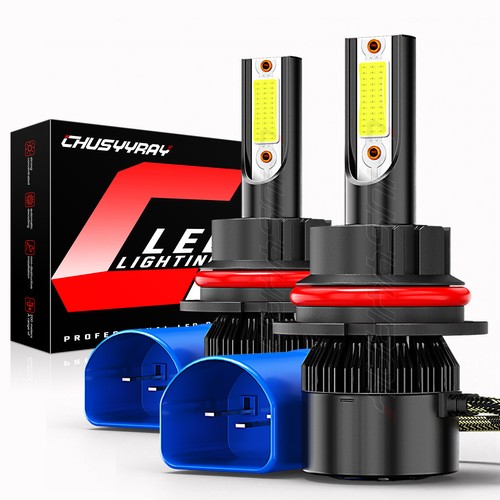2x 9007/HB5 LED Faros Kit 6000K Blanco Alto Bajo Haz Luz Super Brillante