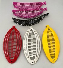 LOT 6 PCS BANANA CLIPS FISH CLIPS HAIR ACCESSORIES FREE USA SHIPPING