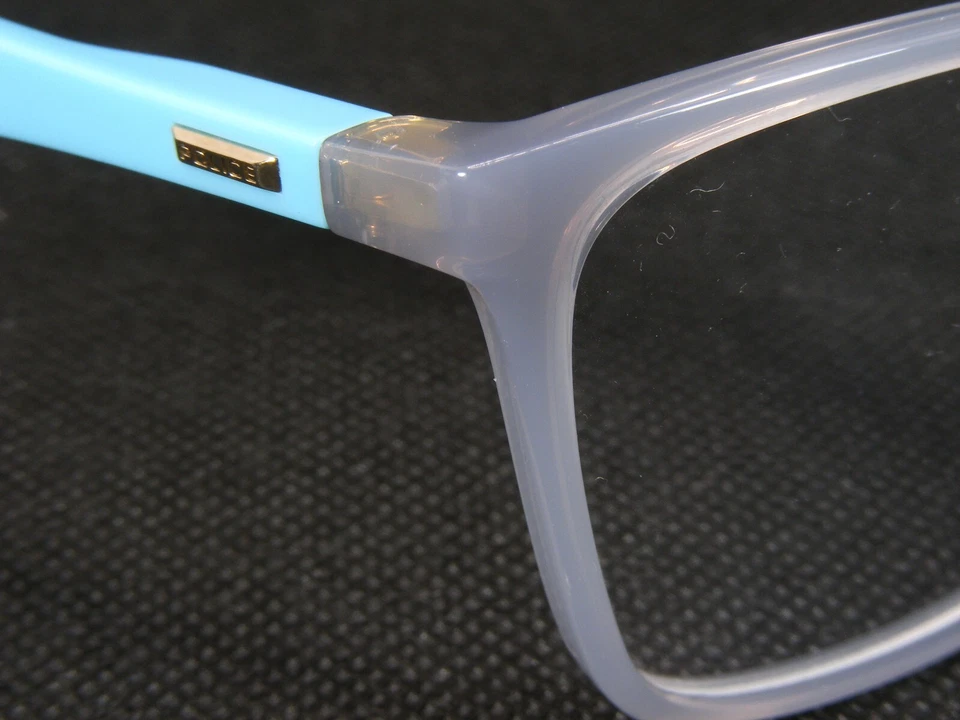 POLICE FEATHER 2 VPL 504 L61Y Gris Lavanda/Azul ÚNICO ANTEOJOS 55-14-135mm Foto 4 de 4