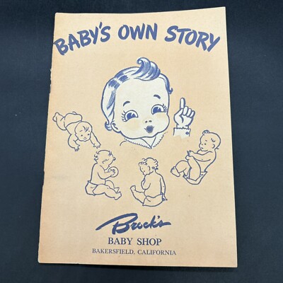 Vtg Baby s Own Story Brecks Baby Shop Bakersfield Calif Hermien Nusbaum 1946