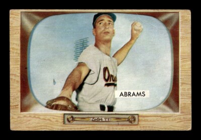 1955 Bowman #55 Cal Abrams Orioles VG *s4