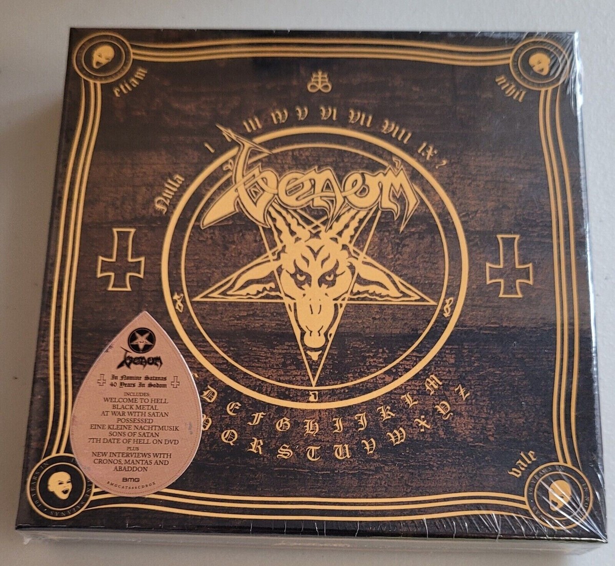 Venom In Nomine Satanas 40 Years In Sodom New 6 CD + DVD Box Set