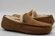 UGG Ascot Slippers Suede Sheepskin Chestnut Men's Size 7 Moccasin NEW 120