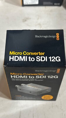 Blackmagic Design Micro Converter HDMI to SDI 12G with Power Supply- Open box