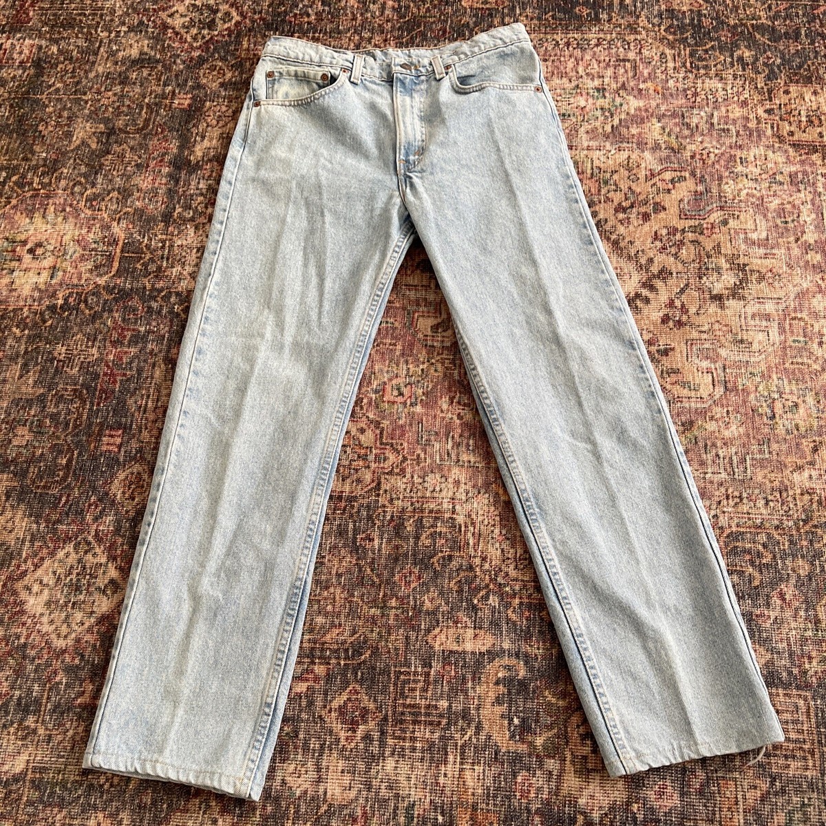 VTG Levis 505 Jeans Made In USA Men's Sz 33x34 (Actual 32x28