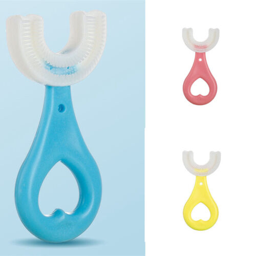 Toothbrush Silicone 360° Children Cleaning Kids U-shape Teeth Brush Thorough - Picture 1 of 15